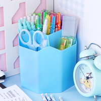 Support de rangement pour pinceaux de maquillage et eye-liners SUNSHING, 5 emplacements, organiseur de stylos pour bureau d'étudiant et organisation des fournitures de bureau