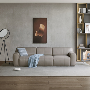 Cama Retráctil Inteligente de Cuero Gris, Multiusos, para Sala de Estar, Cama Individual Retráctil Petite K302 - Product Image 3