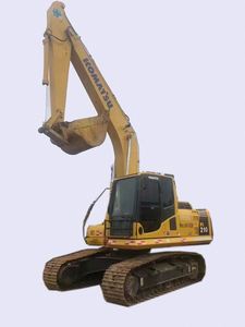 Excavadora de cadenas Komatsu PC210-8 de 21 toneladas de segunda mano |   Excavadora Usada en Japón con Motor Cummins Kawasaki de Bajo Caudal de Horas de Uso para Movimiento de Tierras - Product Image 2