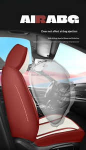 Ensemble complet de housses de siège universelles en cuir Nappa respirant pour 5 places, compatible Renault Clio, Megane, Captur, <span class=keywords><strong>Kadjar</strong></span>, <span class=keywords><strong>Arkana</strong></span>, antidérapantes, intérieur tendance - Product Image 3