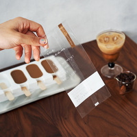 Emballage alimentaire de crème glacée transparente imprimé personnalisé emballage de sucettes glacées popsicle sacs en plastique