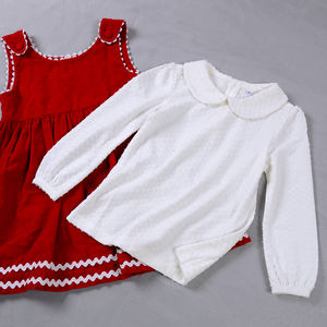 Set di vestiti per neonate appena nate vestiti carini per bambini vestito estivo <span class=keywords><strong>da</strong></span> ragazza con colletto Peter Pan per bambini - Product Image 3