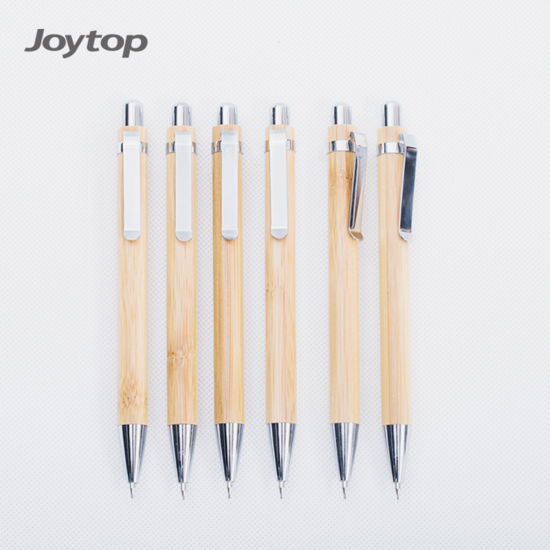 Joytop по низкой цене, бесплатный образец, экологически чистый бамбуковый роскошный механический карандаш с собственным логотипом