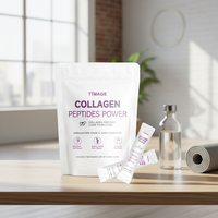 Poudre de peptides de collagène hydrolysée, complément protéiné pour la beauté de la peau et le soutien articulaire des adultes, nutrition quotidienne, certifié OEM ODM