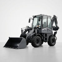 Chargeuse-pelleteuse 4x4 robuste, haute performance, moteur diesel, machine de construction robuste avec certification CE