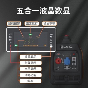 Generador Inverter Senjun SE2000iS-Pro de 2KW, 220V, Silencioso y Portátil para Acampar al Aire Libre y Uso en Autocaravanas - Product Image 3