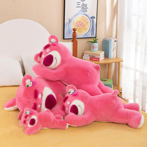 Oso de Peluche de Fresa Rosa Durmiendo, Juguete de Peluche de Dibujos Animados, Almohada de Sofá, Muñeca Lotsoed, Regalo de Cumpleaños para Niñas - Product Image 6