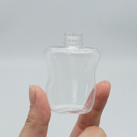 Bouteille en plastique transparente vide de 30 ml à presser pour désinfectant pour les mains, gel alcoolisé