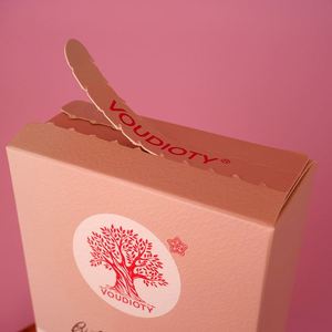 Boîte d'emballage en carton personnalisée avec logo imprimé en feuille d'argent, emballage pour colis postaux pour les petites entreprises - Product Image 2