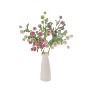 ดอกไม้ประดิษฐ์ CallaFloral สีชมพู สีเขียว สีม่วง พลาสติกเหมือนจริง สำหรับตกแต่งงานแต่งงาน จัดแจกัน - Product Image 5