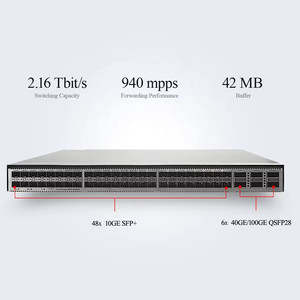 CE6881-48S6CQ-F 02355MCV 48*10G SFP+, 6*100G QSFP28, 2*AC <b>Power</b> Modules 8 Port 100g Ethernet Network Data Center <b>Switch</b> in Stock - Product Image 2