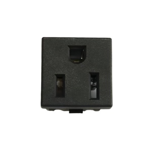 Mini 15A 125V snap-in Mount NEMA 5-15r công nghiệp đựng đồng chúng tôi Ổ cắm nối cho PCB NFC mạng mở rộng ổ cắm" - Product Image 1