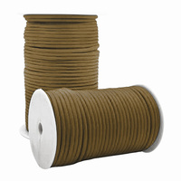 Cordes en polyester personnalisées, légères, haute résistance, résistantes à l'usure, corde en soie tressée, tresse décorative, sécurité en extérieur