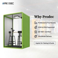 Cabine Acoustique Modulaire en Aluminium Écologique et Durable pour Bureau – Salle de Concentration Insonorisée