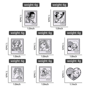 Anime <span class=keywords><strong>Nana</strong></span> Épingles en émail sur sac à dos Cute Things Accessoires pour bijoux Manga japonais Broches cadeau Insigne de revers - Product Image 6
