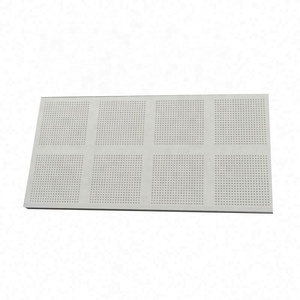 Tấm thạch cao đục lỗ thạch cao vách thạch cao <span class=keywords><strong>gyp</strong></span> Trần âm thanh hấp thụ âm thanh cho trần nhà tấm thạch cao hấp thụ âm thanh - Product Image 1