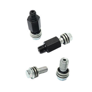 Резьбовой переходник M10 M8 конвертер для мотоцикла Зеркала заднего вида переходник резьбовой хромированный - Product Image 3