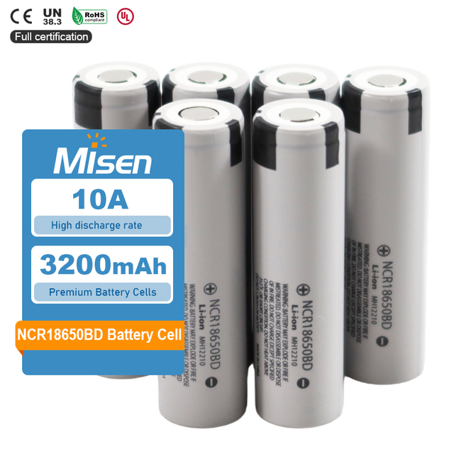 NCR18650BD 3.7V 2900mAh 3200mAh 3400mAh 3500mAh NCR18650BE 18650B 18650BM 18650PF Lithium Ion Battery a Grade Li Ion Cell