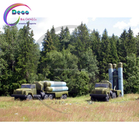 Camouflage missiles gonflables réservoirs de fusée gonflables leurre de missile gonflable
