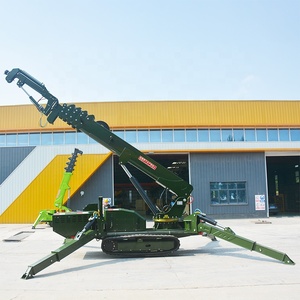 3ton 5ton DIESEL Powered di động Spider <span class=keywords><strong>Crane</strong></span> nâng <span class=keywords><strong>Crane</strong></span> với điều khiển từ xa - Product Image 4
