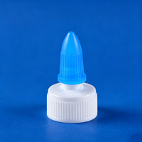 Bouteille de colle en plastique HDPE personnalisable avec bouchons à vis bleus, de 120 ml à 1000 ml, flacon vide à presser pour impression, emballage