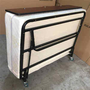 China Nuevo diseño Cama plegable Oficina en casa Casa de alquiler económica individual Cama simple Cama de siesta de hierro portátil al por mayor - Product Image 2