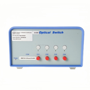 4-Channel Multimodo 50/125um FC/PC <span class=keywords><strong>Optical</strong></span> <span class=keywords><strong>Switch</strong></span> RS232 Interface Fast <span class=keywords><strong>Switch</strong></span> Coordenação para Fonte de Luz Óptica para 5G - Product Image 1