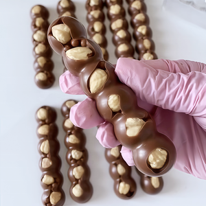 מותאם אישית תלת-מימד בצורת דלעת פוליקרבונט עובש שוקולד ארוך כלי פלסטיק להכנת עוגה וצפפוי שוקולד - Product Image 3