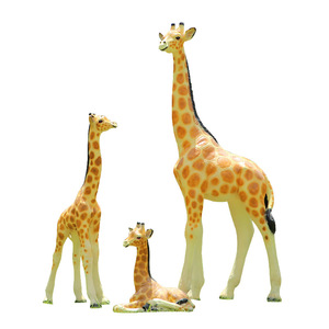 ประติมากรรมยีราฟไฟเบอร์กลาสสไตล์อาร์ตเดโคแบบตั้งพื้นสำหรับตกแต่งสวนกลางแจ้ง สนามหญ้า โรงเรียนอนุบาล รูปแบบจำลอง - Product Image 6