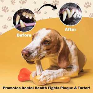 Лидер продаж, держатель для жевательной палочки для собак, нейлоновая игрушка, не задушивающая, не содержит BPA, безопасная поддержка жевания для средних собак - Product Image 3