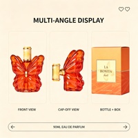LOVALI Parfum EDP 90ML de qualité supérieure, longue tenue, élégant, marque privée, ambré, fruité, tropical, floral, cadeau pour femme, idéal pour le campus