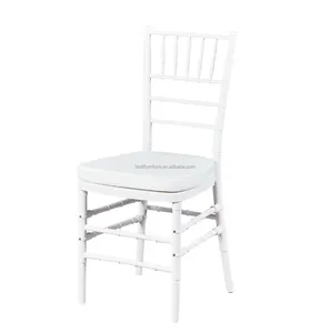 DLC-P606 Bamboo chair Outdoor lawn white wedding plastic chair Wedding banquet stool Golden Hall dining room back chair