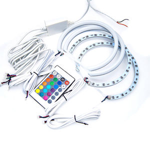 <span class=keywords><strong>Angel</strong></span> <span class=keywords><strong>Eyes</strong></span> <span class=keywords><strong>SMD</strong></span> 3528 Coton LED Blanc Halo Anneaux Sans Erreur Pour E36 E38 E39 <span class=keywords><strong>E46</strong></span> LED DRL Phare - Product Image 3