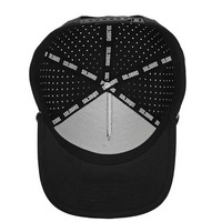 Topi Snapback nilon Golf untuk pria wanita topi Snapback 3d bordir kustom kinerja Golf topi tambalan karet Pvc