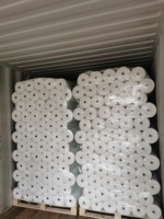 Tapis de protection de sol non tissé respirant auto-adhésif en feutre collant blanc Rolls painter cover fleece from china factory