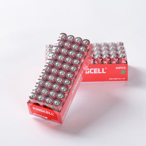 Углеродная цинковая сухая батарея KINGCELL Aa R6 AA Размер 1,08 Wh Um3 1,5 v цинковая карбоновая батарея для калькуляторов фонариков - Product Image 1