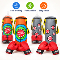 Jouet de boxe pour enfants avec ensemble de sacs de frappe pour le jeu récréatif, les jeux de boxe d'introduction et les activités de pratique pour débutants