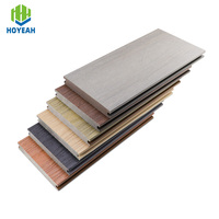 HOYEAH Vente à chaud de terrasses en bois massif coextrudé et en plastique imperméable et durable pour terrasses décoratives extérieures Planches de terrasses en WPC