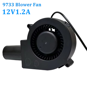 Ventilateur turbo en plastique haute pression 12V CC, ventilateur électrique portable haute vitesse pour le refroidissement et le séchage - Product Image 1