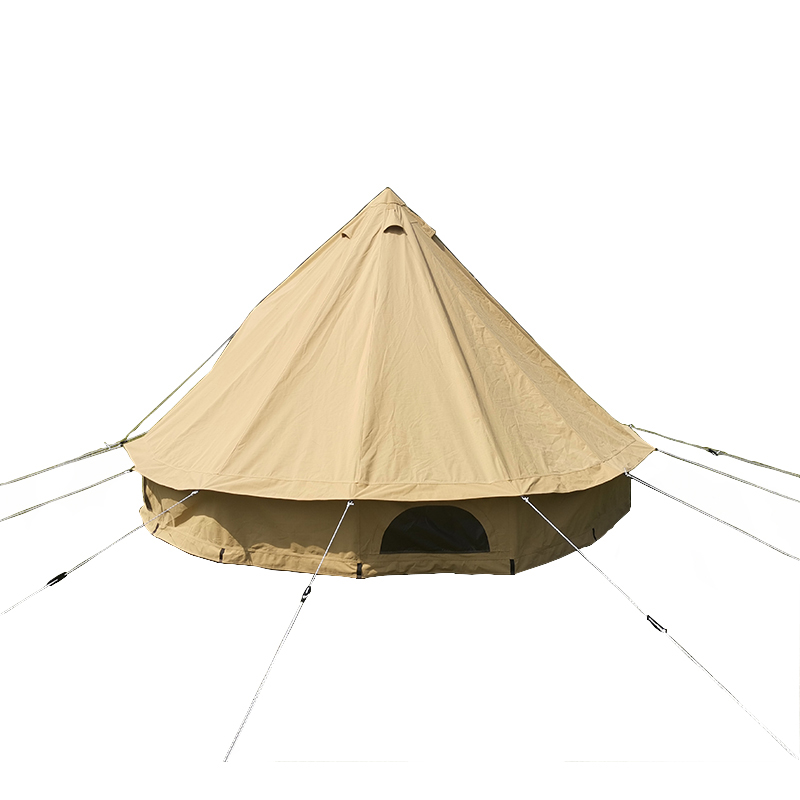 Heavy Duty 5メートルLuxury Cotton Canvas Bell Tent For Glamping 