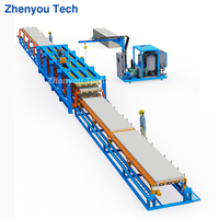 Ligne de production de panneaux sandwich en PU, ligne de production de conduits PIR discontinus