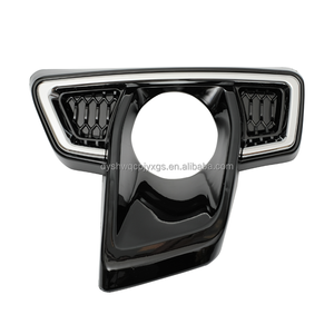 Piezas de coche Marco de luz antiniebla delantera para Toyota Hilux Rocco 2018 2019 <span class=keywords><strong>2020</strong></span> cubierta de lámpara antiniebla - Product Image 1