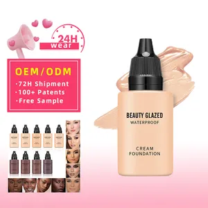 Wholesale 9 Colors Liquid Foundations Concealer Waterproof Matte Beauty Bulk Long-lasting Coverage Foundation Face Makeup