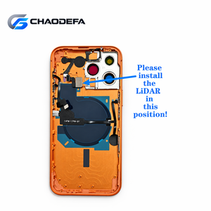 ชุดดัดแปลงฝาหลังแบบ DIY สำหรับ iPhone 14 Pro เป็นรุ่น 18 Pro พร้อมกรอบตัวเครื่องและชิ้นส่วนอื่นๆ - Product Image 5