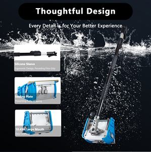 تروس قابلة للتعديل <span class=keywords><strong>5</strong></span> قضبان 8 بوصة 10 بوصة 12 بوصة من سبائك الألومنيوم دريوال أداة صندوق تشطيب مسطح لسقف الجدار لصق كشط - Product Image 5