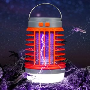 Lampada solare USB ricaricabile zanzara Zapper all'aperto trappole per insetti lanterna portatile ricaricabile per Zapper zanzara lampada solare - Product Image 6
