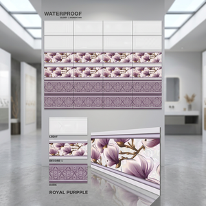 Nouvelle Vente Chaude : Carrelage Mural Céramique Marron Ravigo 12x24 30x60cm, Finition Super Brillante à Glaçure Numérique, Idéal Salle de Bain et Couloir Moderne - Product Image 2