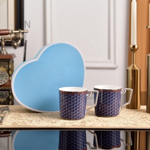 ถ้วยใส่นมเซรามิกลายกระดูกแบบสามมิติคลาสสิก - Product Image 5