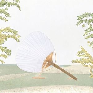 Abanicos de Palma Tejidos Estilo Japonés con Impresión Personalizada, Abanicos de Bambú Ecológicos, Regalos Promocionales con Mango Natural, Decoración para el Hogar de Año Nuevo - Product Image 2