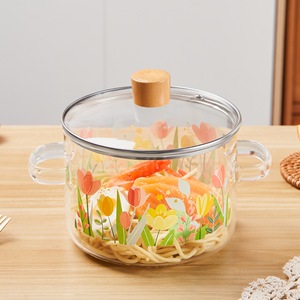 Giá tốt nhất cho nồi nấu ăn bằng kính chịu nhiệt cao, chất liệu thủy tinh borosilicate trong suốt dùng để nấu ăn - Product Image 5